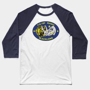 VFA-213 Blacklions - Rhino Baseball T-Shirt